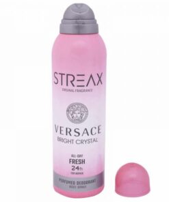 اسپری خوشبو کننده بدن زنانه استریکس مدل VERSACE Bright Crystal  حجم 200 میلی لیتر